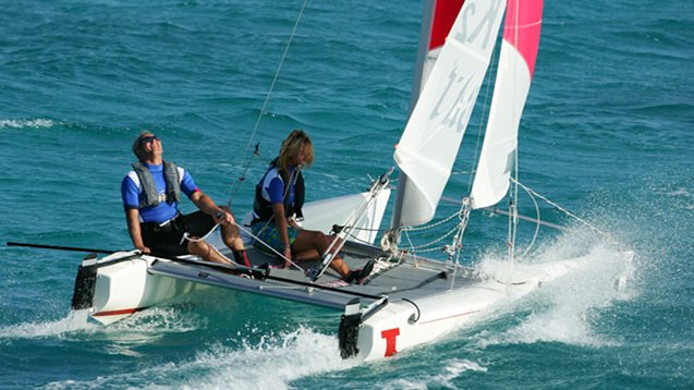 3 catamaran sailboat