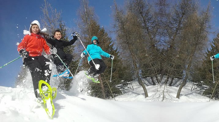 Snowshoeing, Morzine