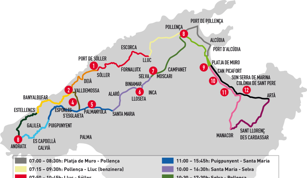 rødme nominelt lovgivning Closed roads this Saturday for Mallorca 312
