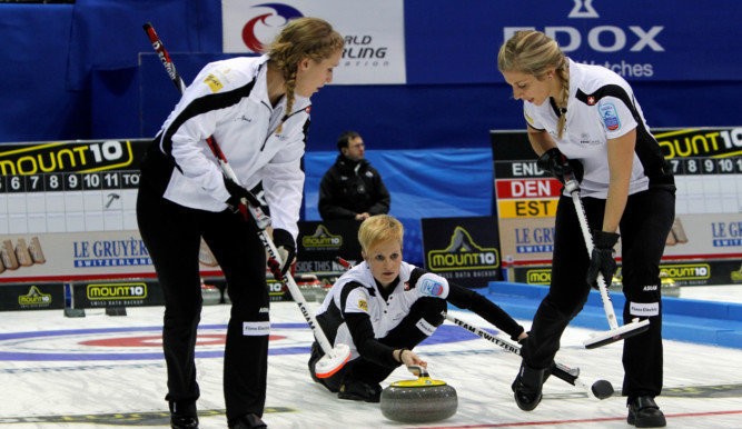 European Curling Championship, near Avoriaz 