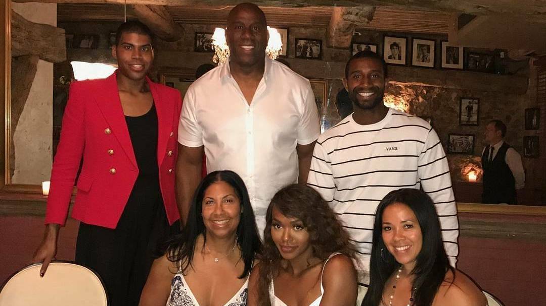 Magic Johnson & family in Antibes | SeeAntibes.com