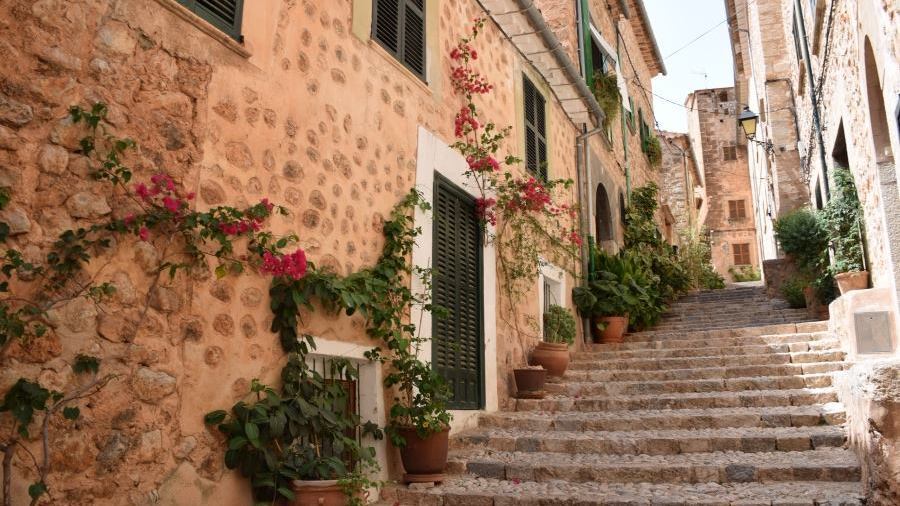 Fornalutx village in Tramuntana mountains