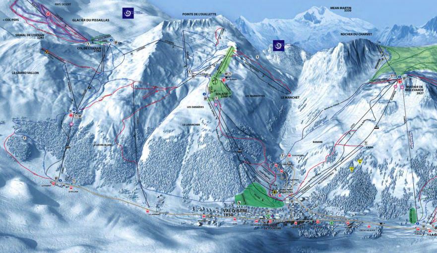 Alpe d'Huez Piste Map, Ski Maps & Resort Info