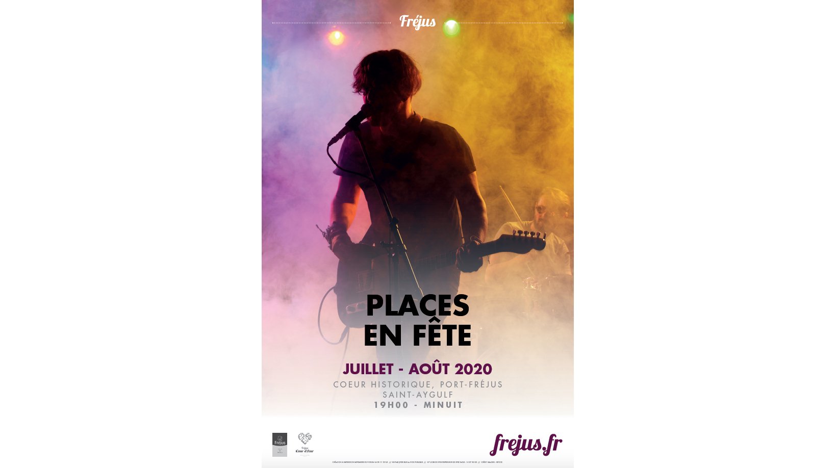 Places en Fete Live Music 2020, Frejus