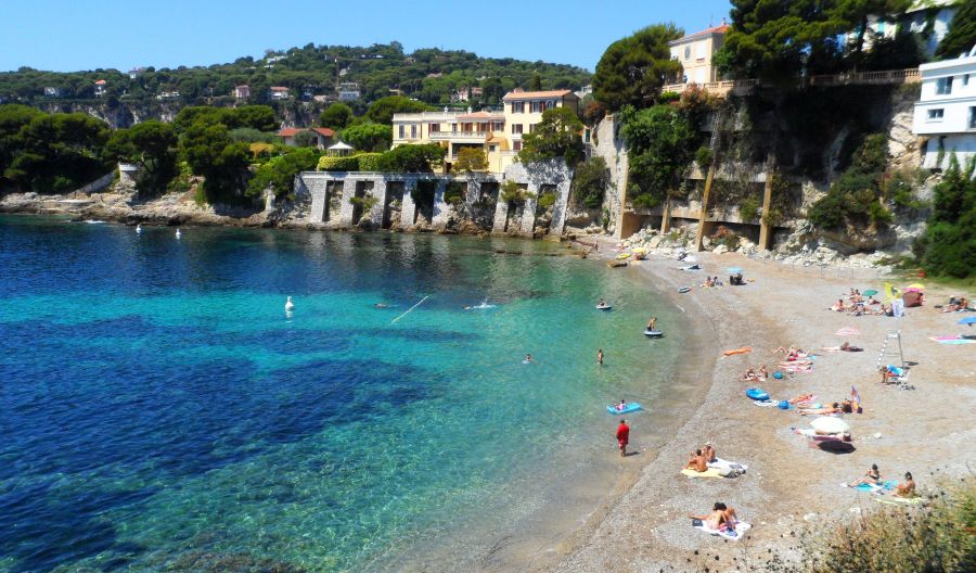 Plage Des Fossettes Beach St Jean Cap Ferrat