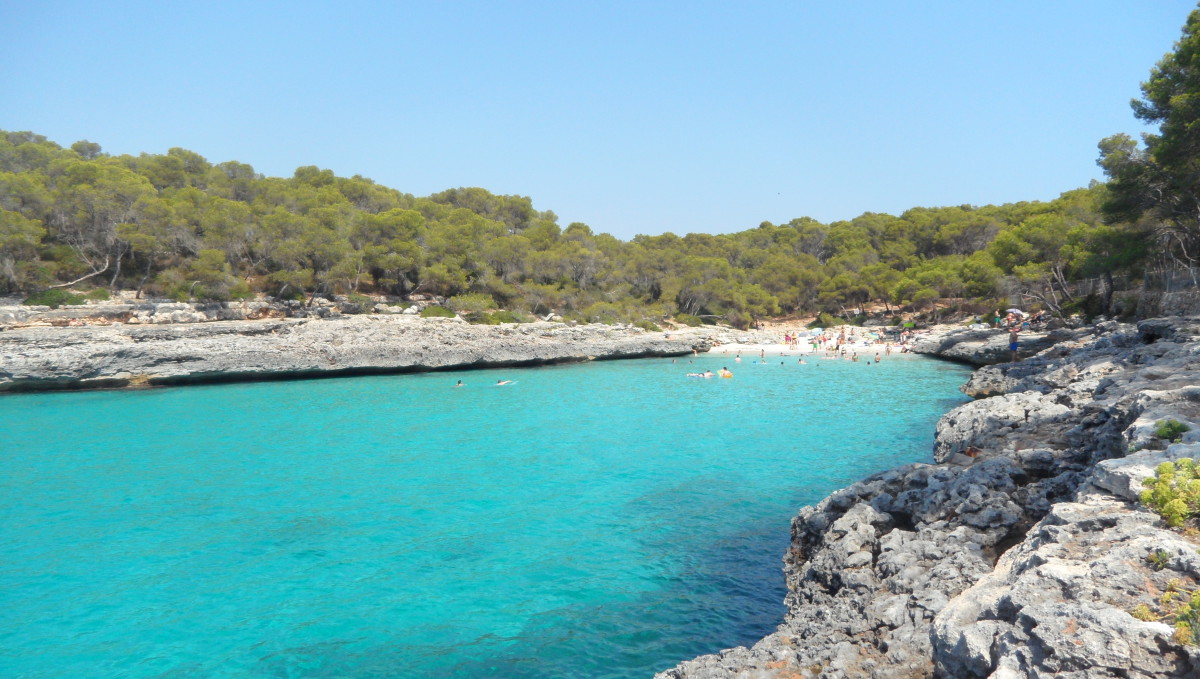 Calo D'es Burgit Beach, South-east Mallorca