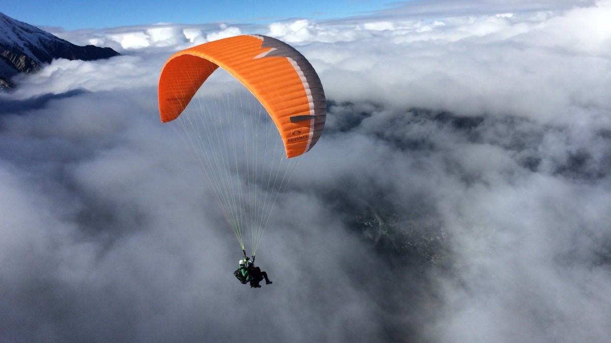 Tandem Paragliding, Chamonix