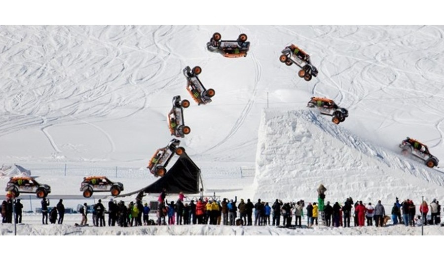 Guerlain Chicherit Car Backflip in Tignes | SeeTignes.com