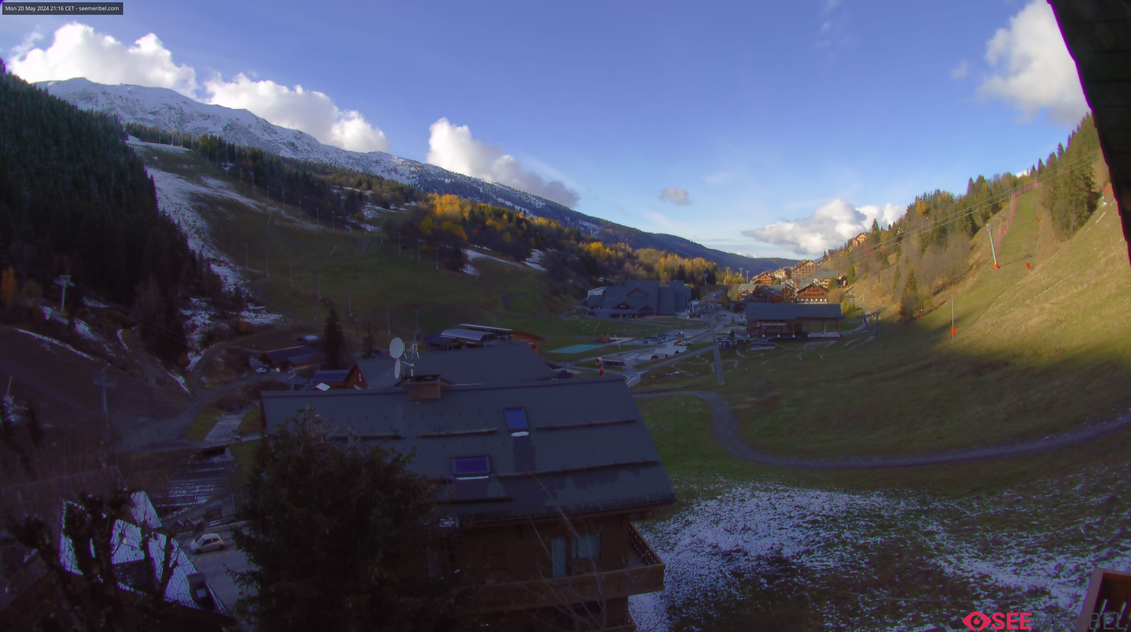 Live webcam of Meribel Chaudanne