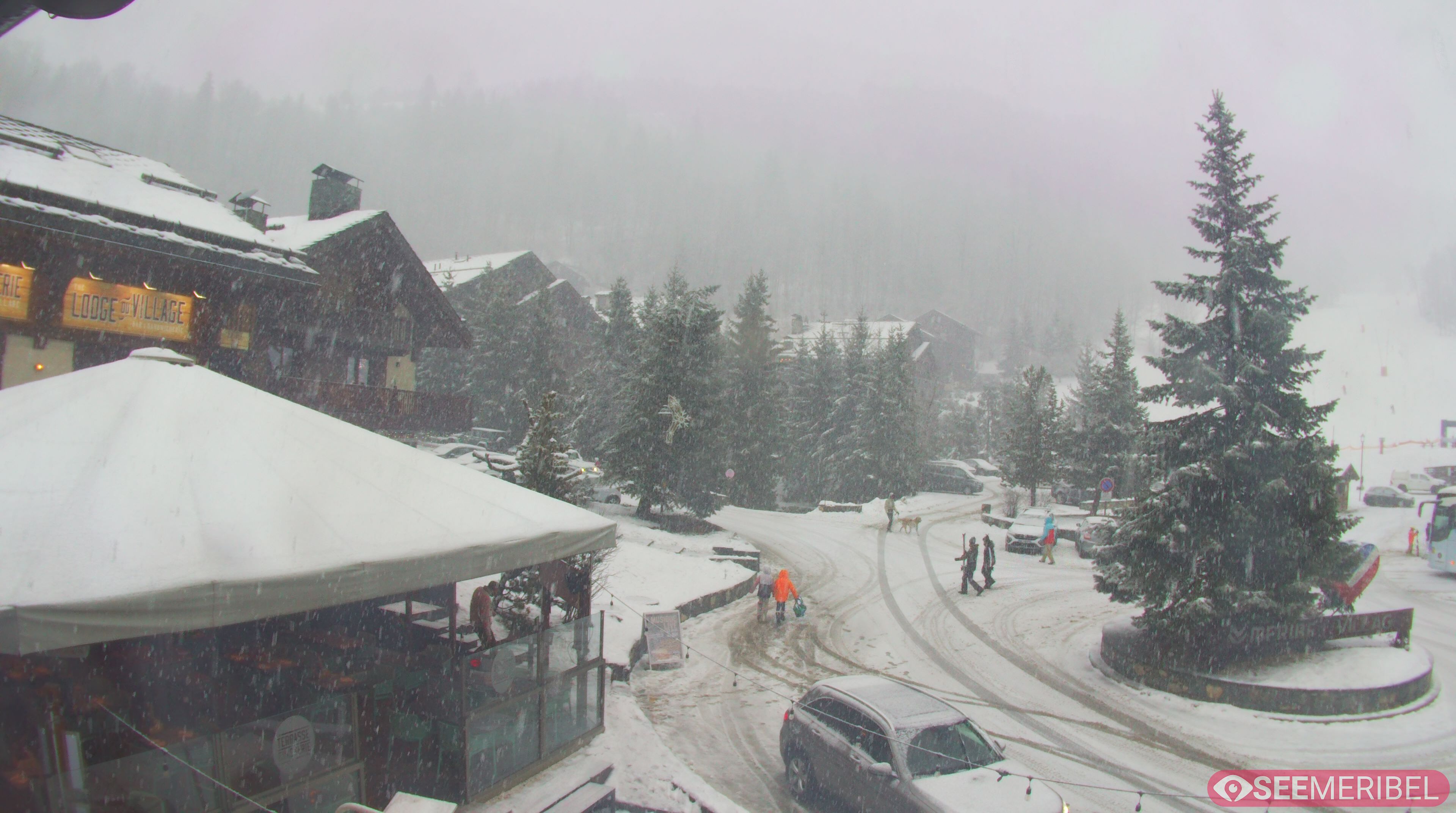 Live webcam of Meribel Village centre