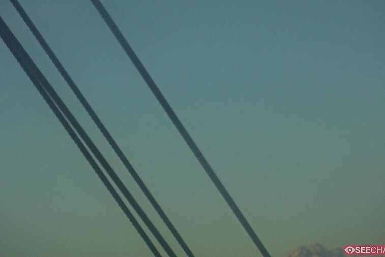 A view of Les Drus and La Verte (4122 metres) peaks that overlook Les Grands Montets ski area