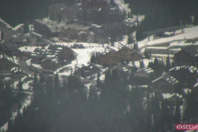 ski pistes and chalet hotels