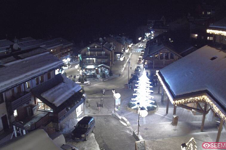 an image of a town square surrounded by buildings