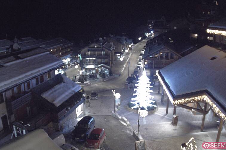 an image of a town square surrounded by buildings