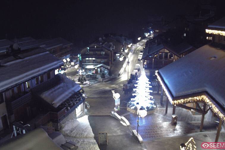 an image of a town square surrounded by buildings