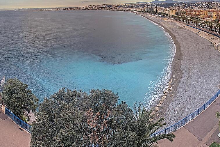 a panoramic view of Nice