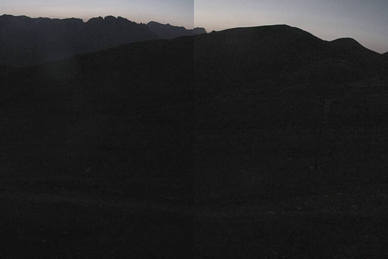 Webcam view from the top end of the Chamonix valley at the Domaine de la Balme, which links Le Tour and Vallorcine