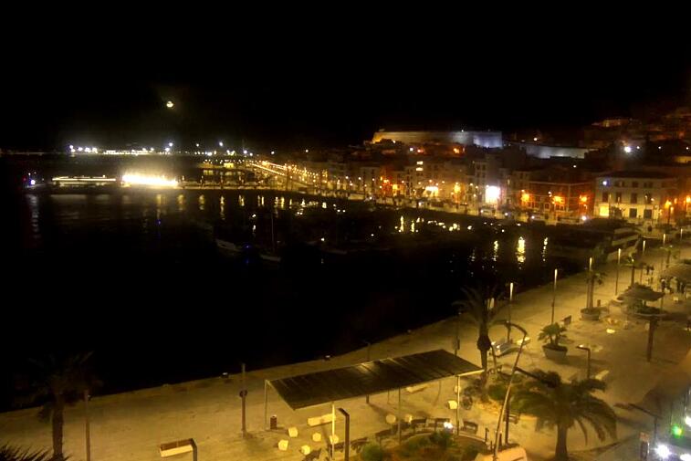 Webcam view over Dalt Vila and port of Ibiza