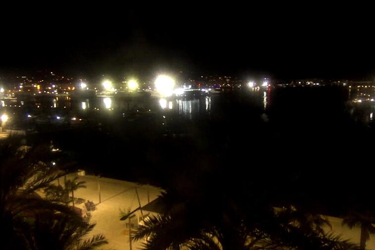 Webcam view over Dalt Vila and port of Ibiza