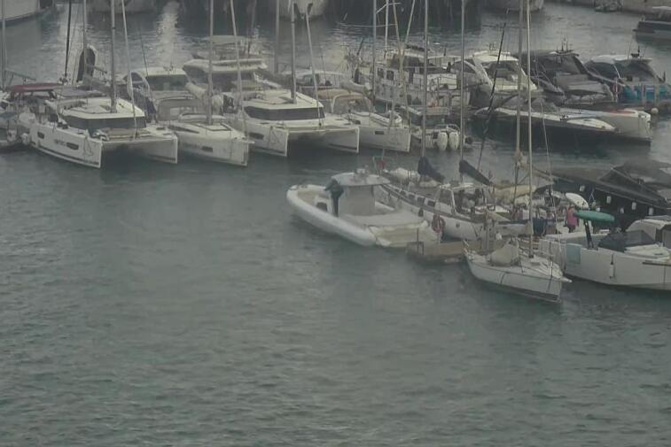 Webcam view over Dalt Vila and port of Ibiza