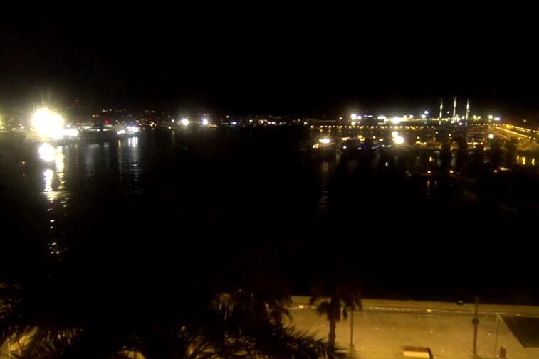 Webcam view over Dalt Vila and port of Ibiza